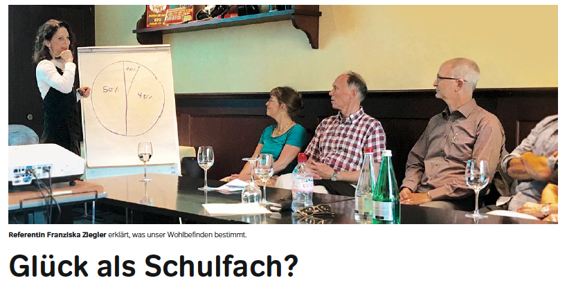 Vom Wohlbefinden als Lernziel